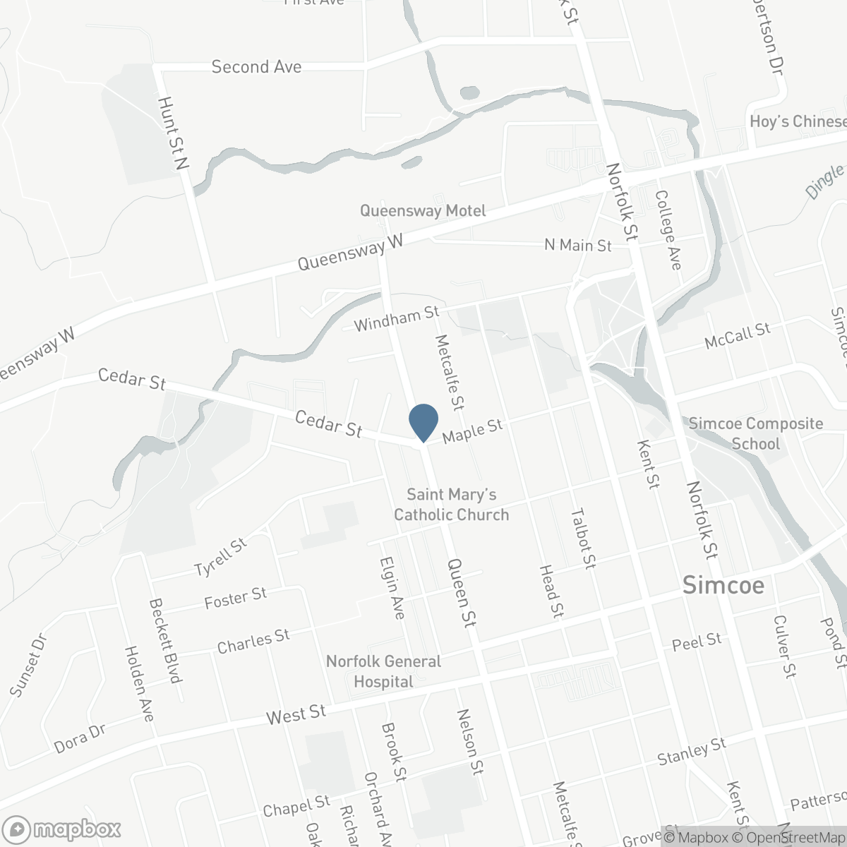217 QUEEN Street N, Simcoe, Ontario N3Y 3Y8